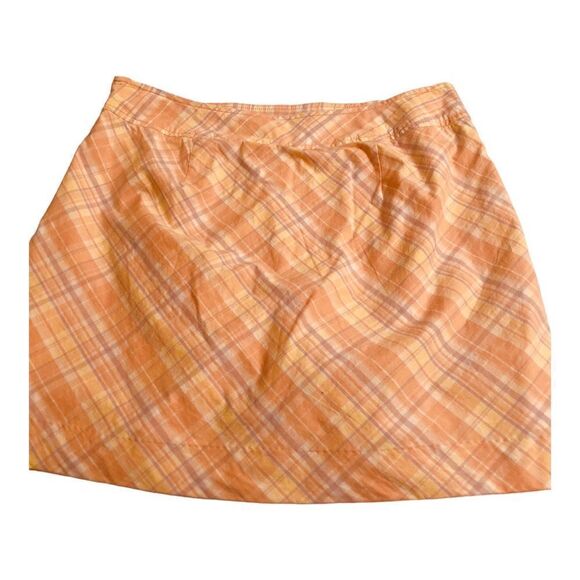 Sonoma Orange Checkered Skort - Picture 2 of 8